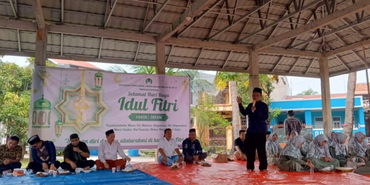 Guyubnya Warga Blok D Perumnas dalam Acara Halal Bi Halal