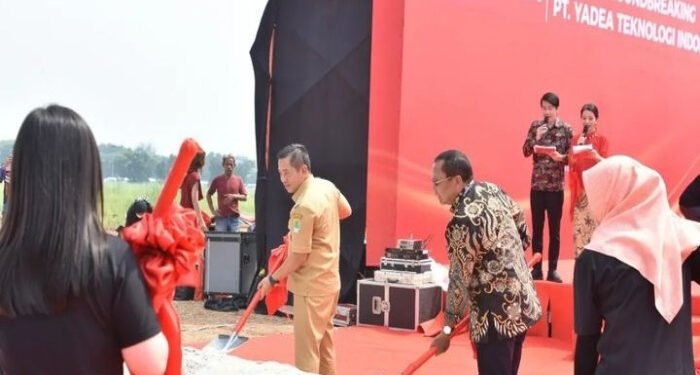 Groundbreaking PT Yadea Elektronik Indonesia, Bupati Karawang: Semoga Memberikan Lapangan Kerja Baru