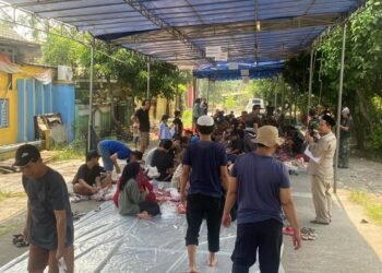 Rayakan Idul Adha Warga Blok F Perumnas  Qurban 31 Hewan Sapi dan Domba