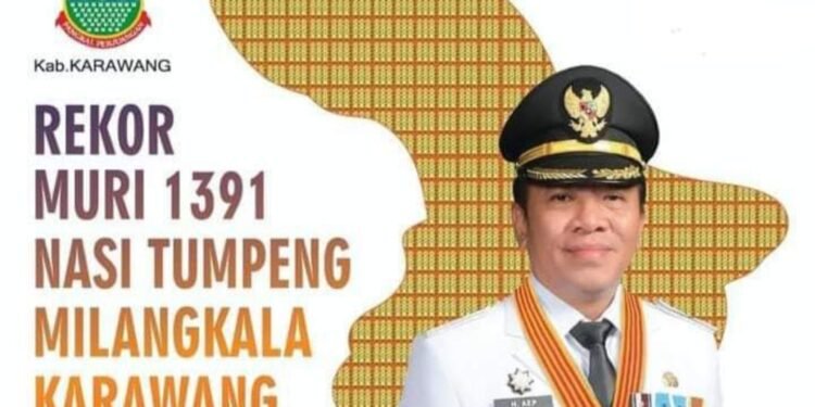 Bupati Karawang  Aep Syaepuloh Dapat Rekor  Dunia ,Ini Kata Tim Verifikasi Penilai  Musium Rekor Muri