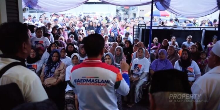Peduli Rakyat Karawang Cabup Petahana  No 2 Aep Syaepuloh Bakal Tambah Anggaran BPJS UHC  dan Kacer Pada APBD 2025