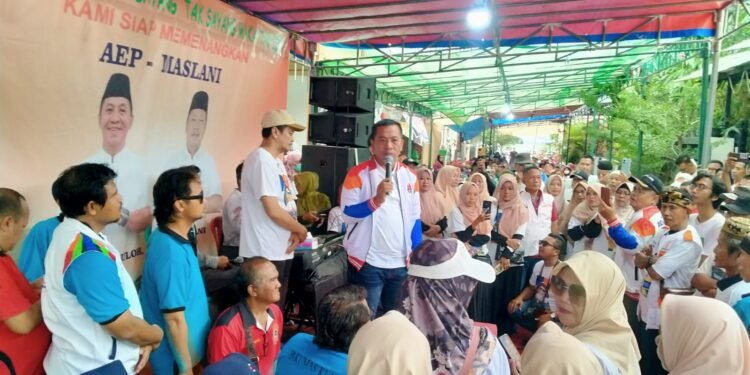 Kinerjanya Jelas dan Pro Rakyat, Warga Puri Kosambi Komitmen Bersama Pilih Cabup No 2 Aep Syaepuloh Di Pilkada Karawang