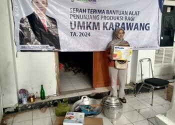 Tingkatkan Ekonomi Masyarakat ,520 Pelaku Usaha Dapat Bantuan Alat Produksi Dinkop UMKM Karawang